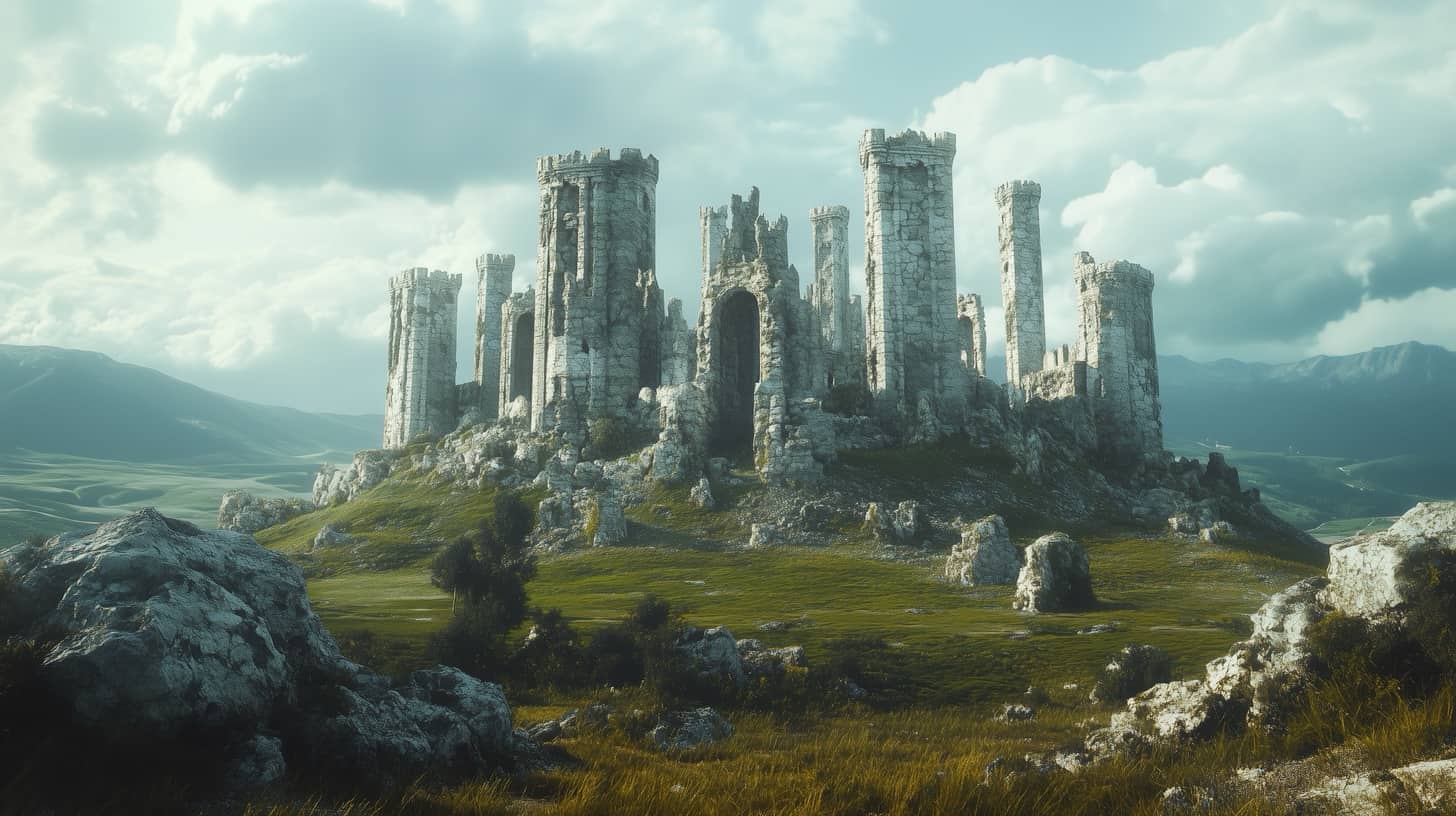 Ερείπια του ναού Temple of Elements, στην Kahlridia